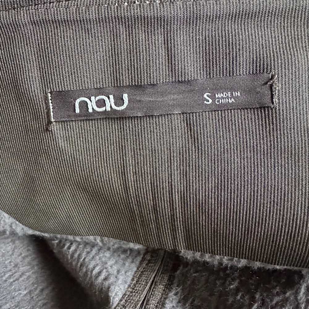 NAU Brown Asymmetrical Zip Shroud Of Purrin Trenc… - image 4