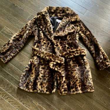 Calvin Klein Faux Fur Coat