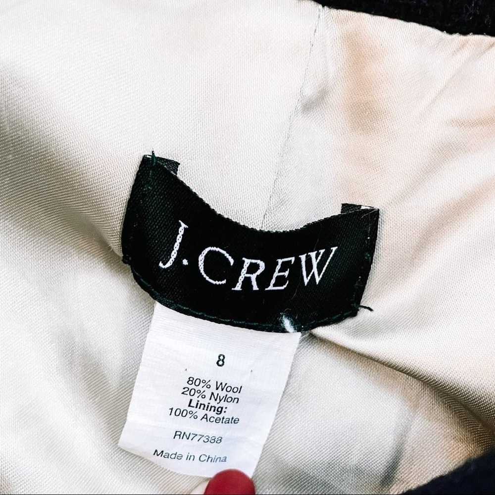 J. Crew • Navy Wool Classic Lady Day Coat Militar… - image 4