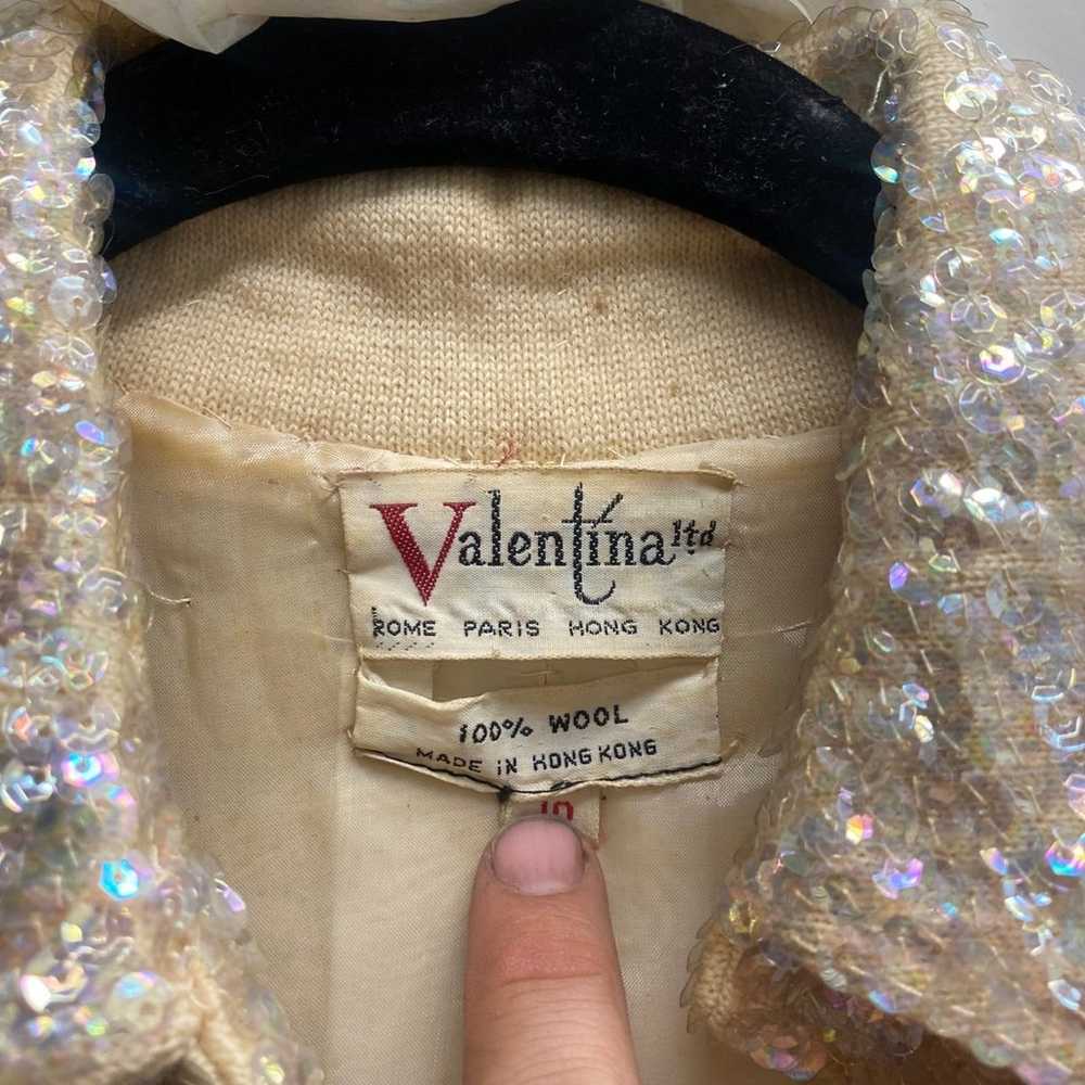 Valentina Vintage Sparkling Shiny Bedazzled Midi … - image 2