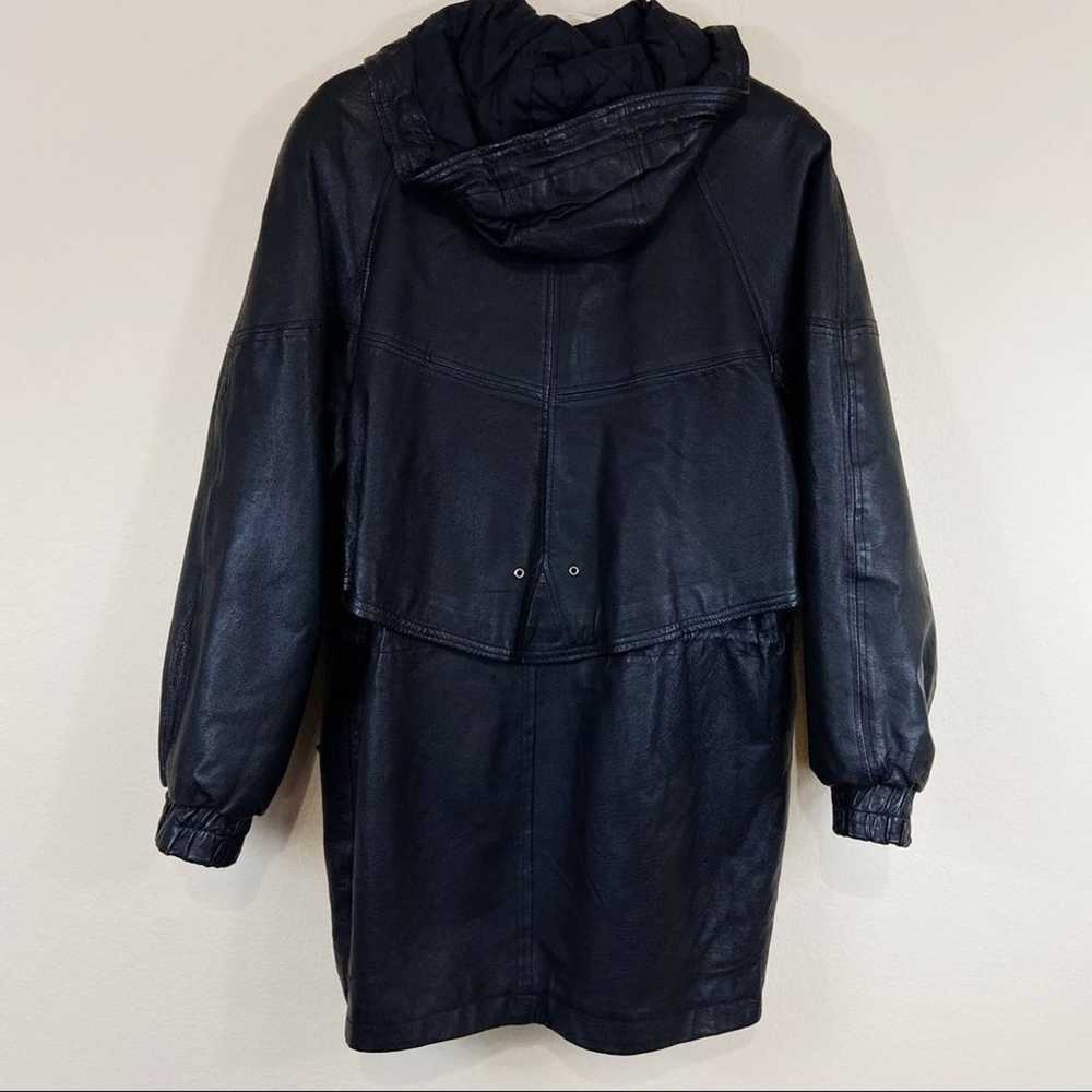 1980’s Vintage COMINT Leather Jacket - image 2