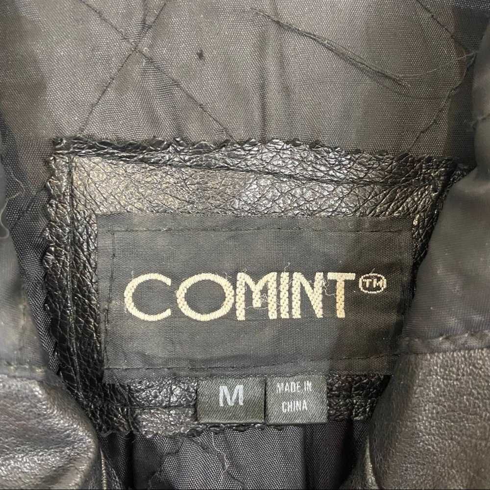 1980’s Vintage COMINT Leather Jacket - image 4