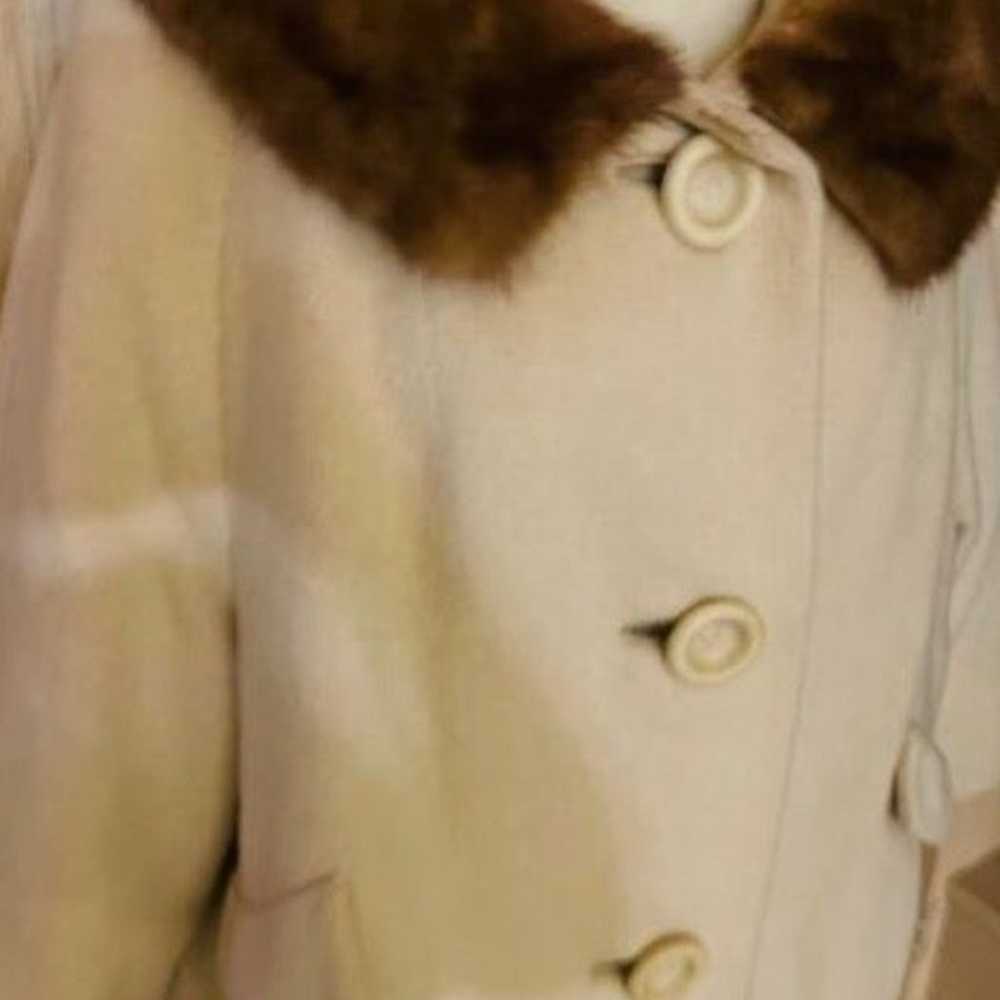 Benmore furcoat size M long jacket coat Warren Of… - image 1