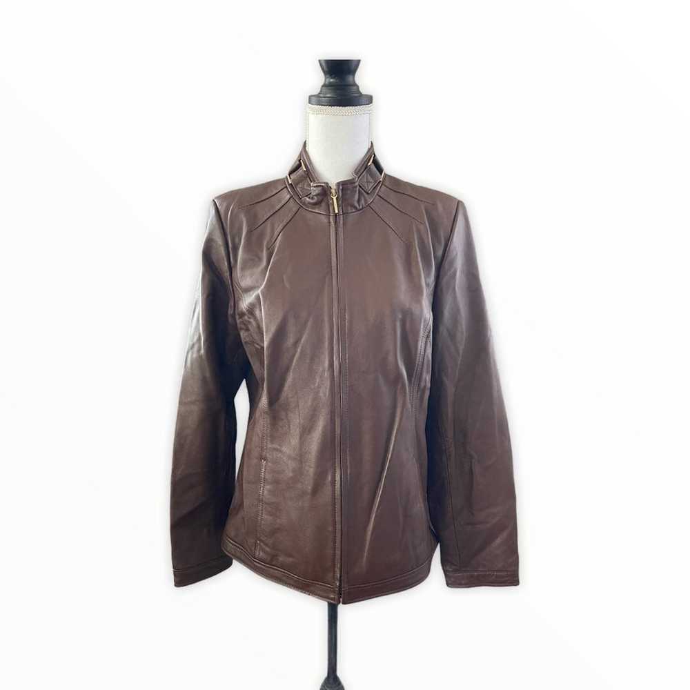 Bradley leather jacket women -Large - image 1