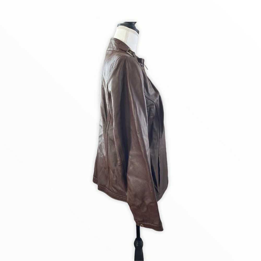 Bradley leather jacket women -Large - image 3