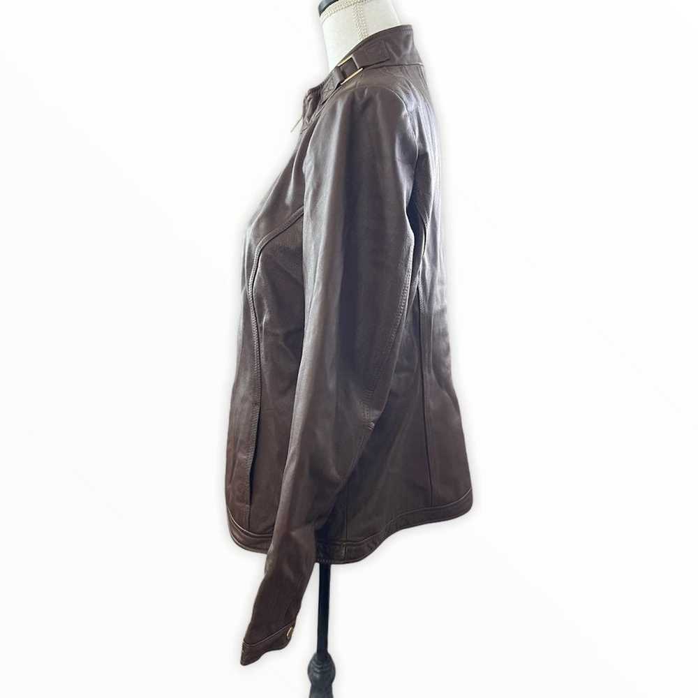 Bradley leather jacket women -Large - image 5