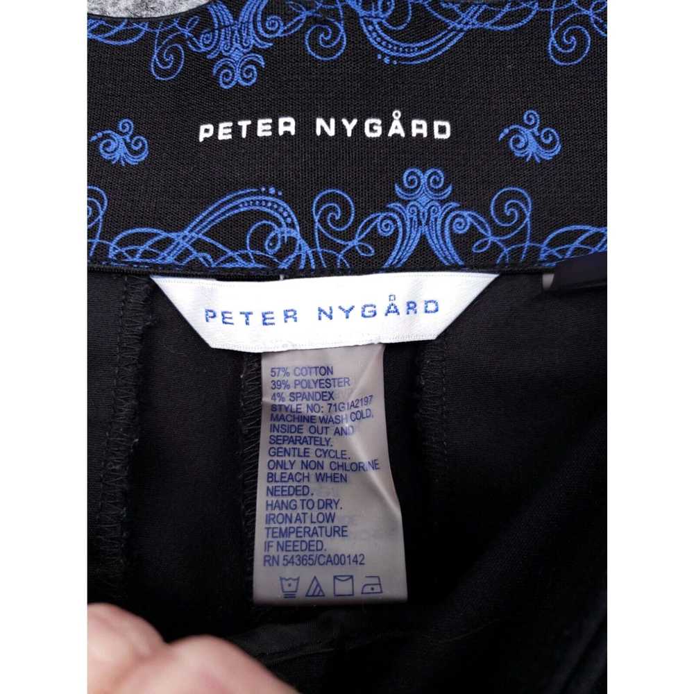 Vintage Peter Nygard Dress Pants Womens 8 Black M… - image 3