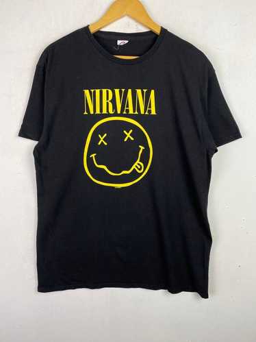 Band Tees × Nirvana × Rock T Shirt Nirvana smile t