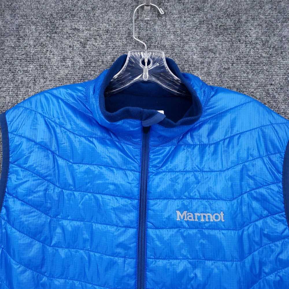 Marmot Marmot Vest Mens XL Blue Variant Hybrid Fu… - image 3