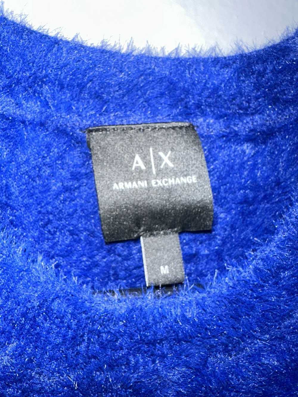 Armani Exchange Blue Fur Armani Exchange Pullover… - image 4