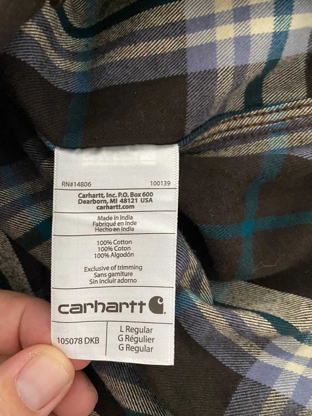 Carhartt Carhartt Loose Fit Heavyweight Flannel P… - image 7