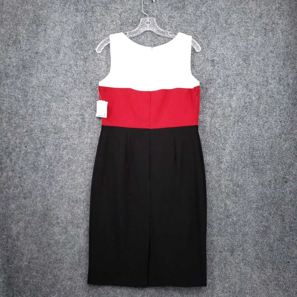 Kasper NEW Kasper Dress Womens 6 Small Red Black … - image 2