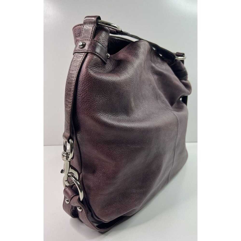 Rebecca Minkoff Nikki Hobo Bag Purple Leather Mag… - image 3