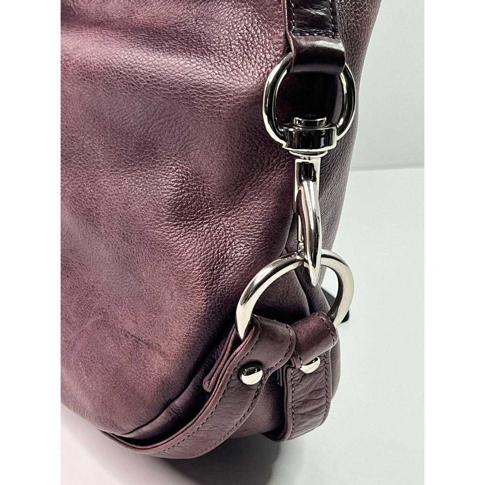 Rebecca Minkoff Nikki Hobo Bag Purple Leather Mag… - image 6