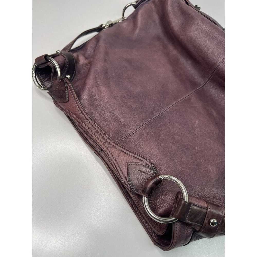 Rebecca Minkoff Nikki Hobo Bag Purple Leather Mag… - image 8