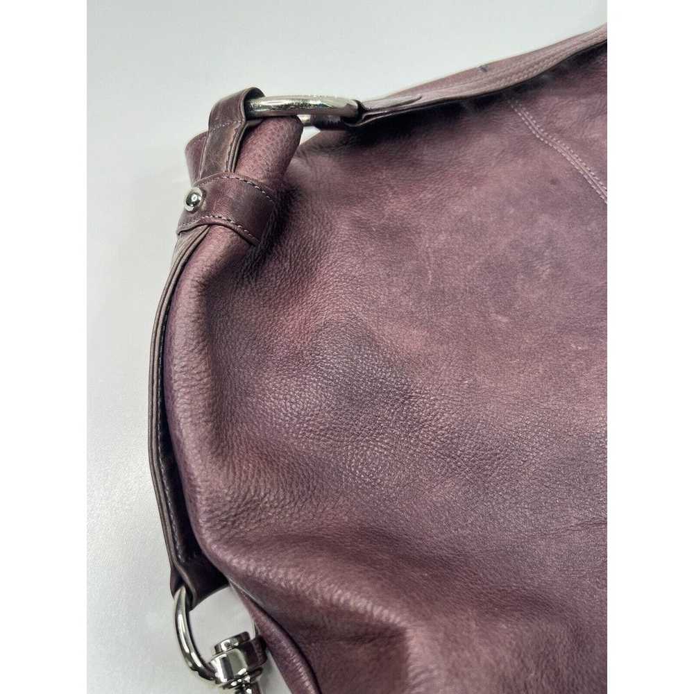 Rebecca Minkoff Nikki Hobo Bag Purple Leather Mag… - image 9