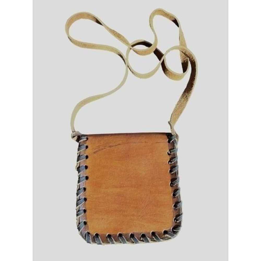vintage Monterrey, New Mexico dark brown purse, c… - image 2