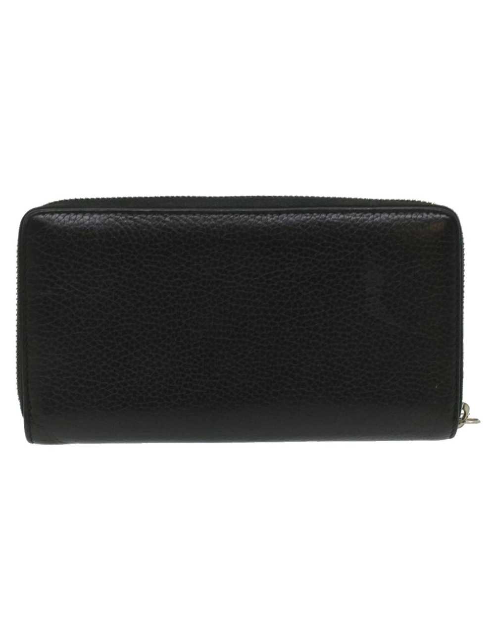 Gucci Black Leather Long Wallet by Gucci 473928 - image 2