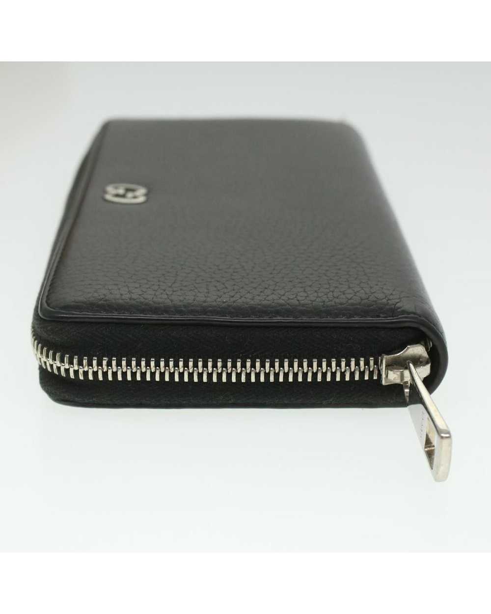 Gucci Black Leather Long Wallet by Gucci 473928 - image 3