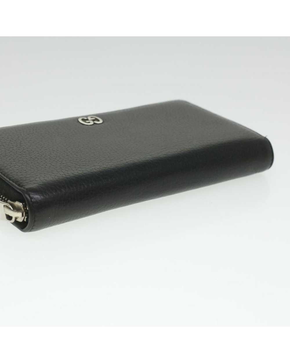 Gucci Black Leather Long Wallet by Gucci 473928 - image 5