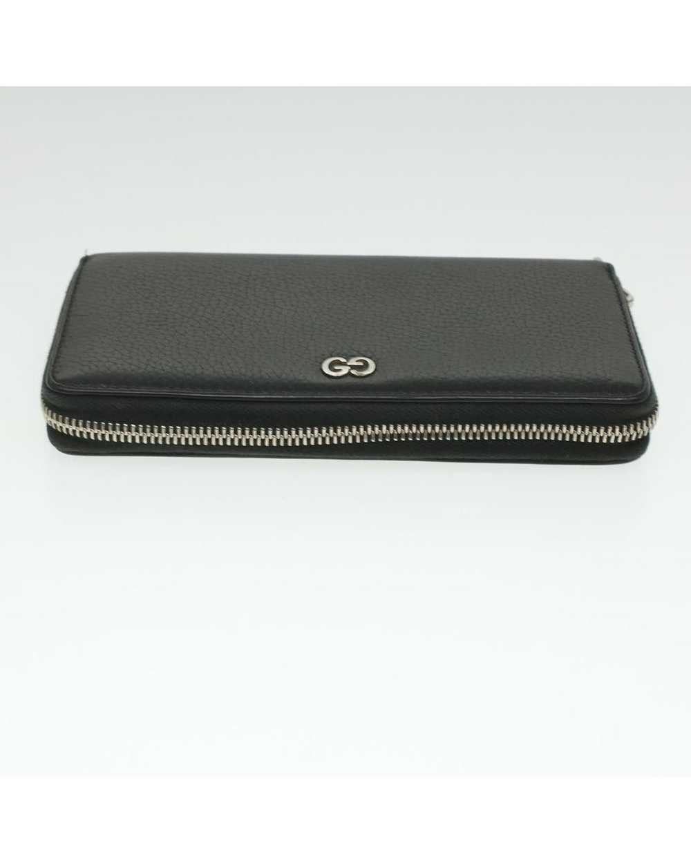 Gucci Black Leather Long Wallet by Gucci 473928 - image 6