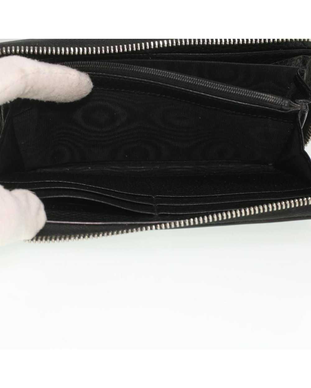 Gucci Black Leather Long Wallet by Gucci 473928 - image 9