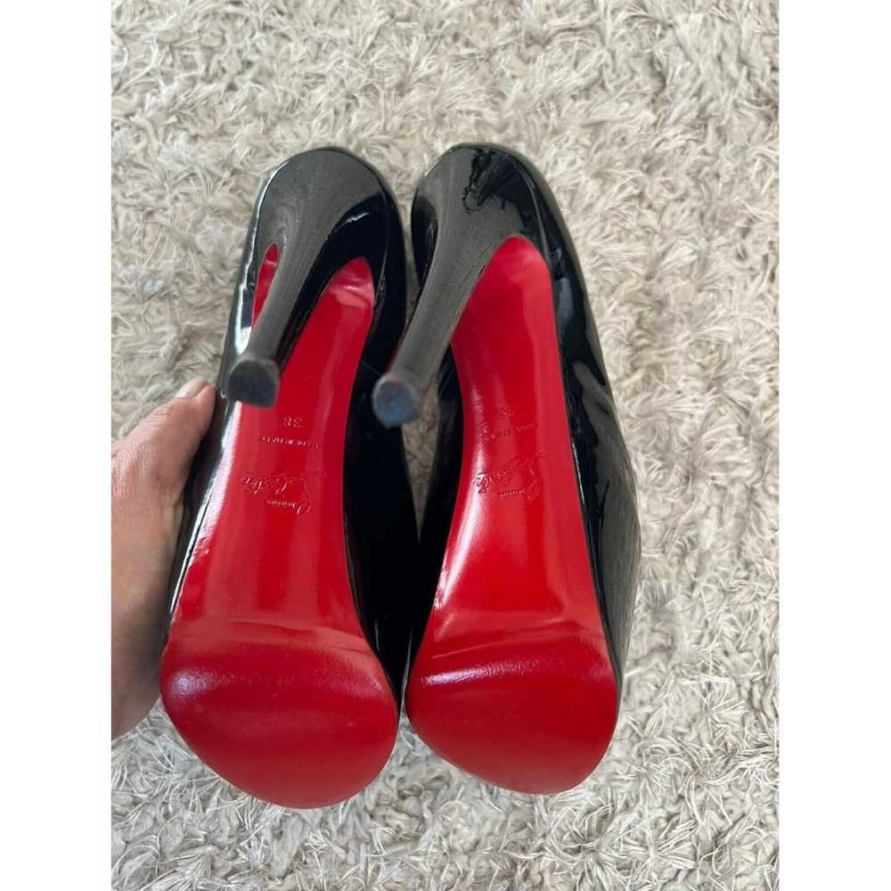 Christian Louboutin Lady Peep patent leather heels - image 11