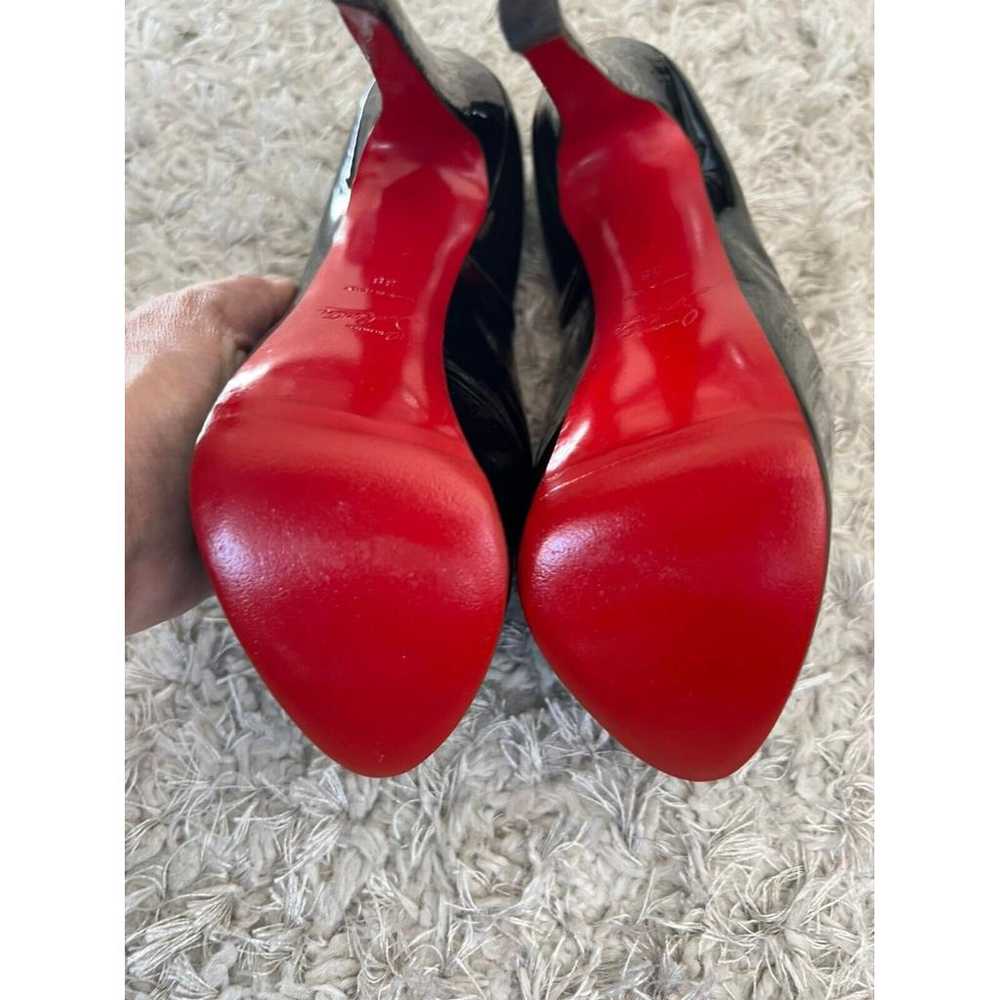 Christian Louboutin Lady Peep patent leather heels - image 9