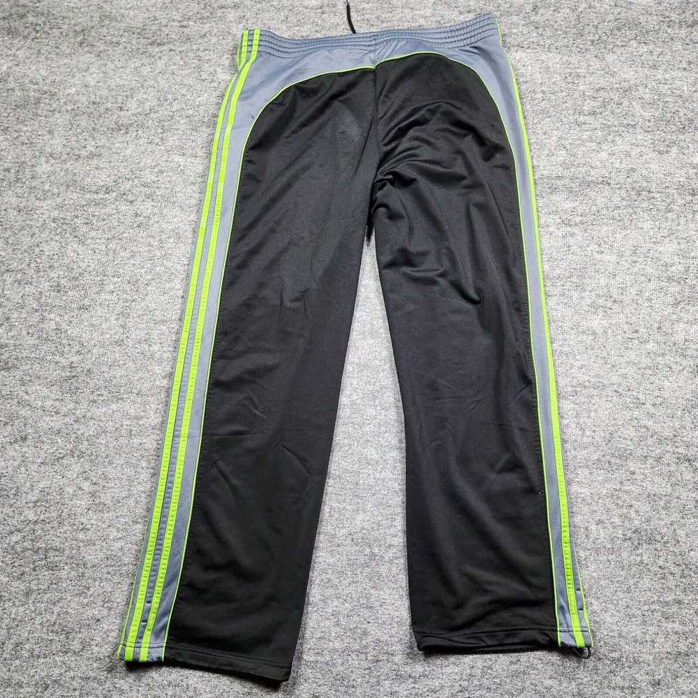 Adidas ADIDAS Men's Sweatpants Adult L Black Stri… - image 2
