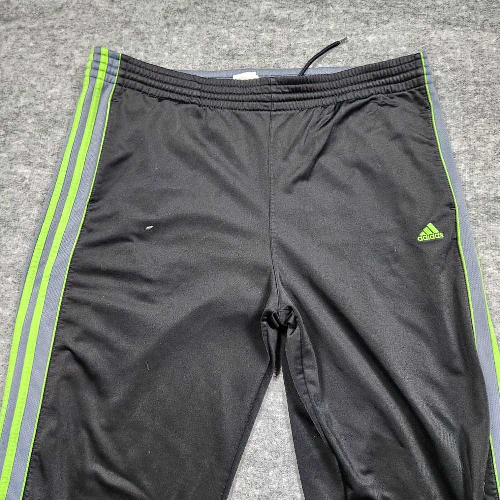 Adidas ADIDAS Men's Sweatpants Adult L Black Stri… - image 3