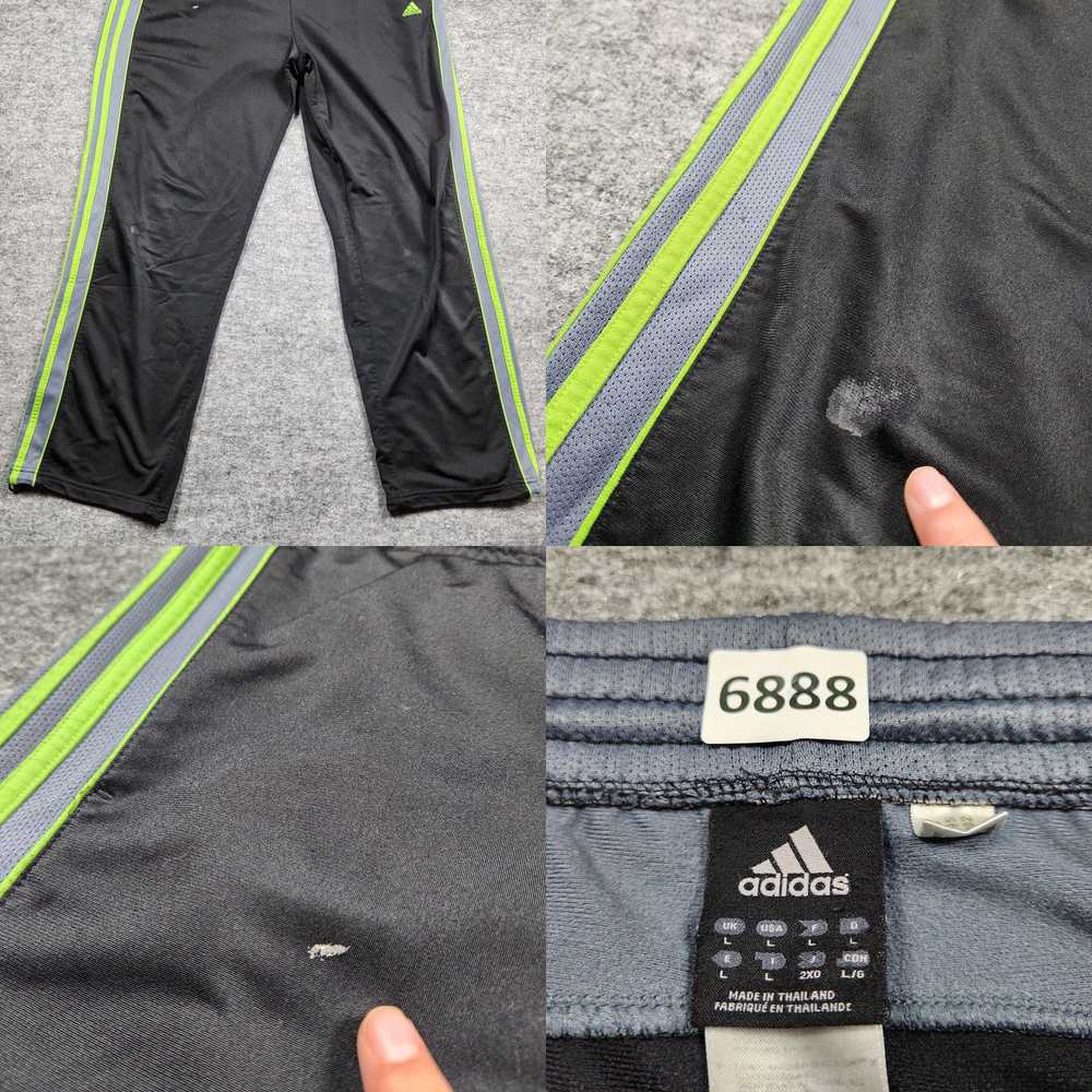 Adidas ADIDAS Men's Sweatpants Adult L Black Stri… - image 4