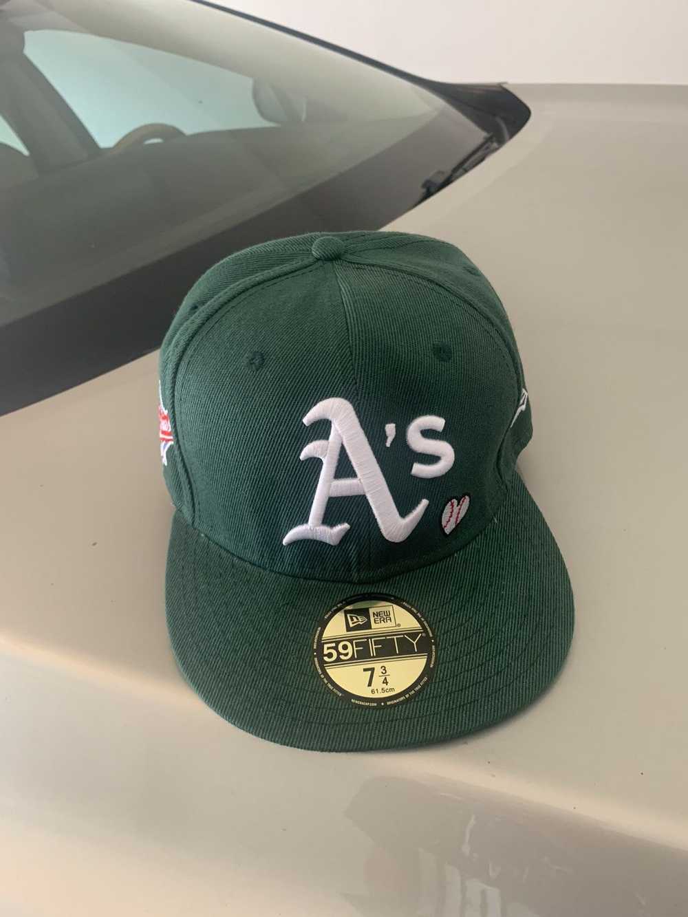 New Era × Streetwear × Vintage Green Oakland Athl… - image 1