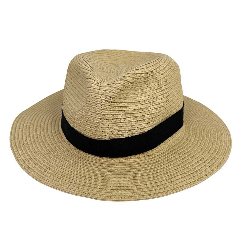 Madewell Madewell Packable Straw Fedora Hat S/M N… - image 12