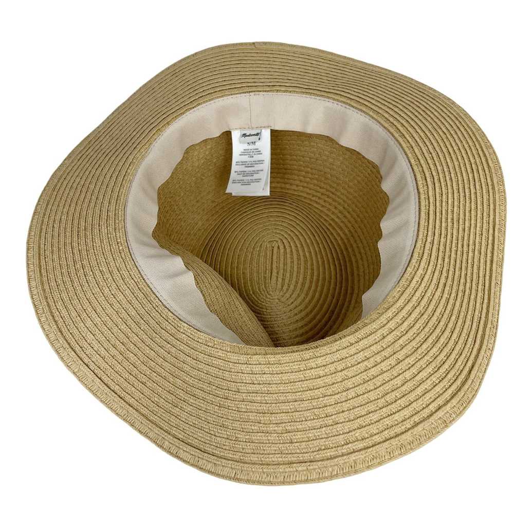 Madewell Madewell Packable Straw Fedora Hat S/M N… - image 5