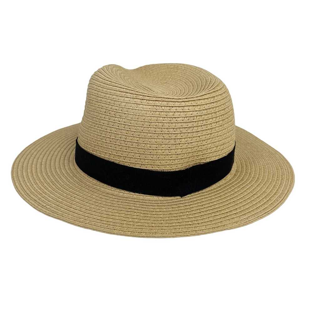 Madewell Madewell Packable Straw Fedora Hat S/M N… - image 7