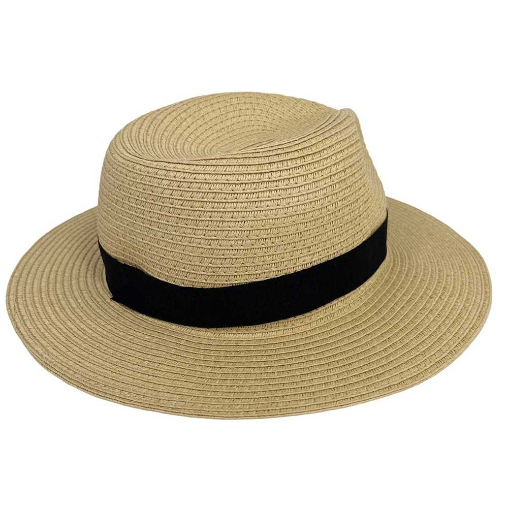 Madewell Madewell Packable Straw Fedora Hat S/M N… - image 8