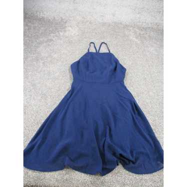 Lulus Lulus Mini Dress Womens Small Blue Halter