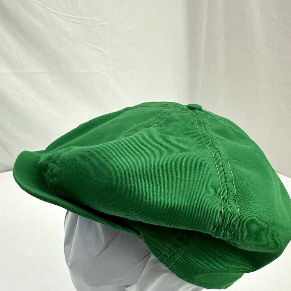 Vintage Green Vintage Newsboy Unbranded Cap Hat S… - image 2