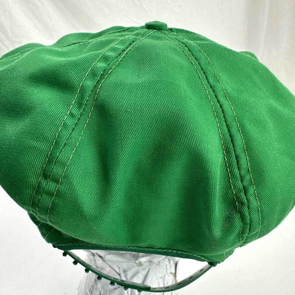 Vintage Green Vintage Newsboy Unbranded Cap Hat S… - image 3