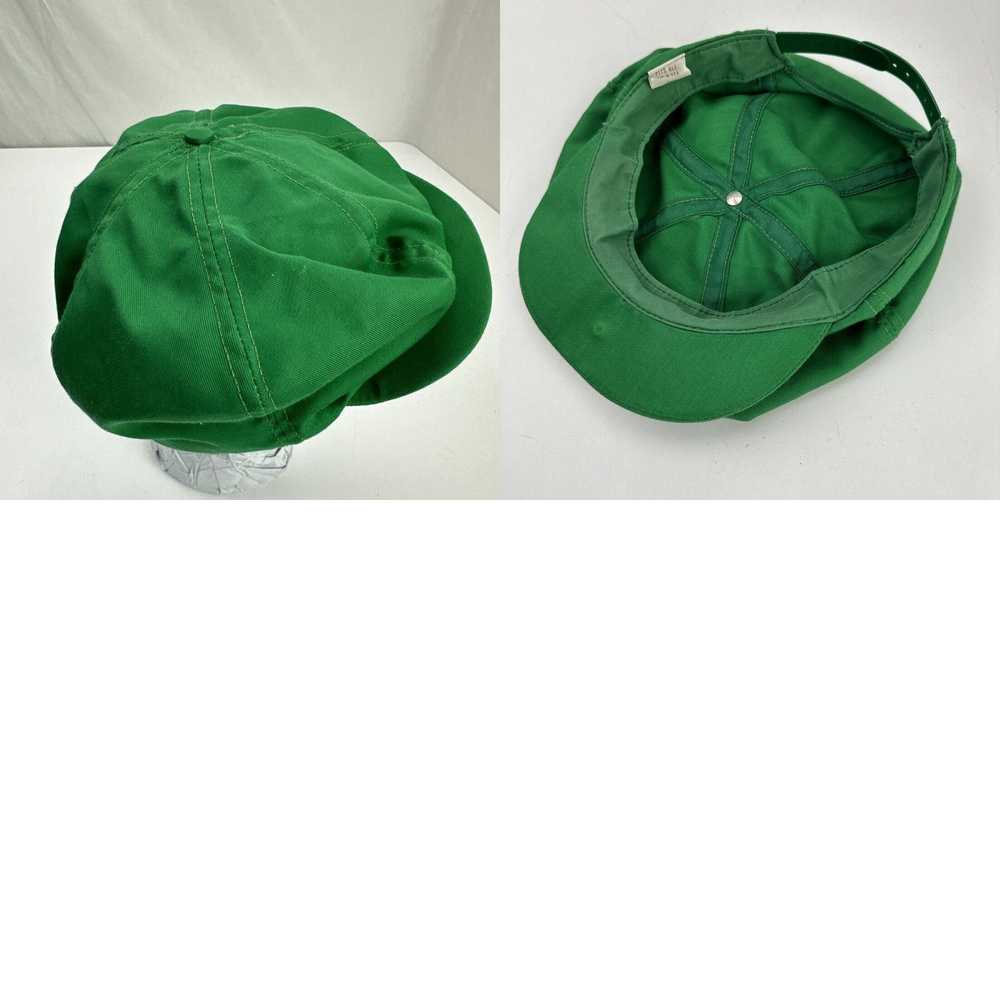 Vintage Green Vintage Newsboy Unbranded Cap Hat S… - image 4