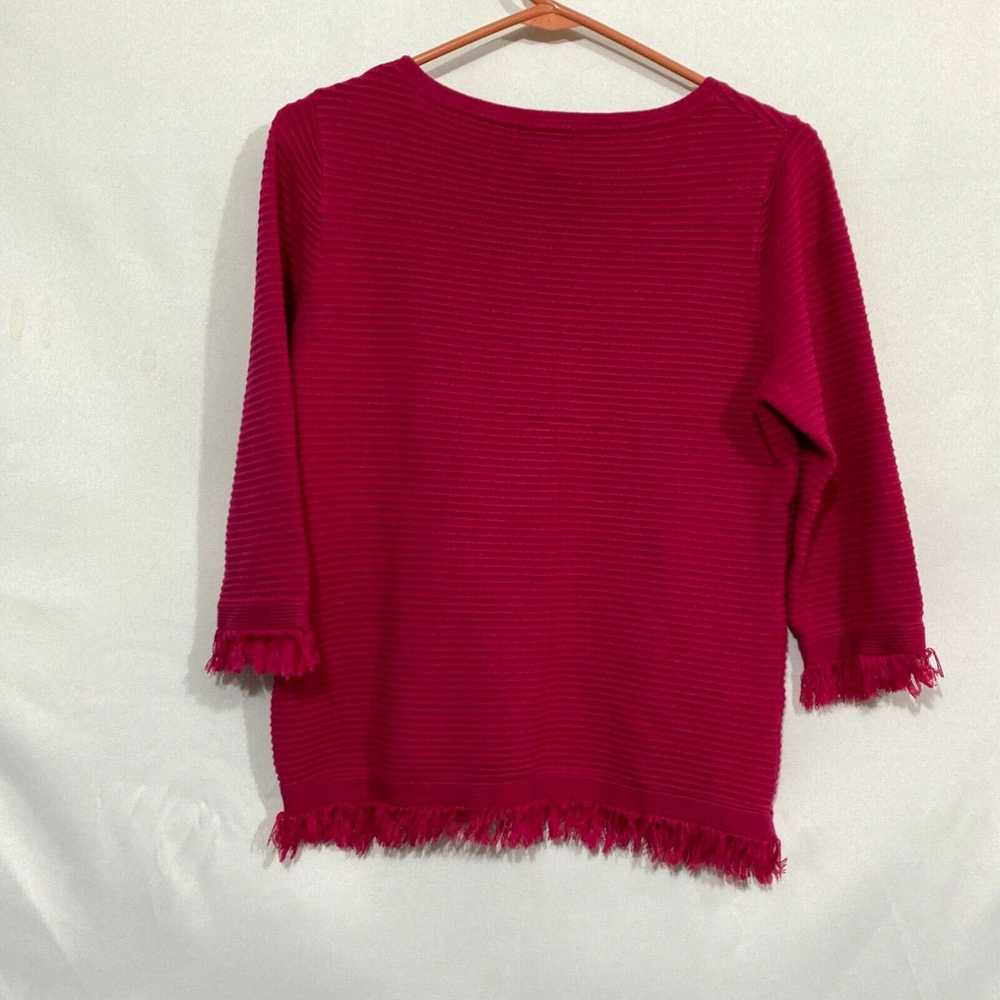 Vintage Lauren Michelle Womens Pink 3/4 Sleeves F… - image 2