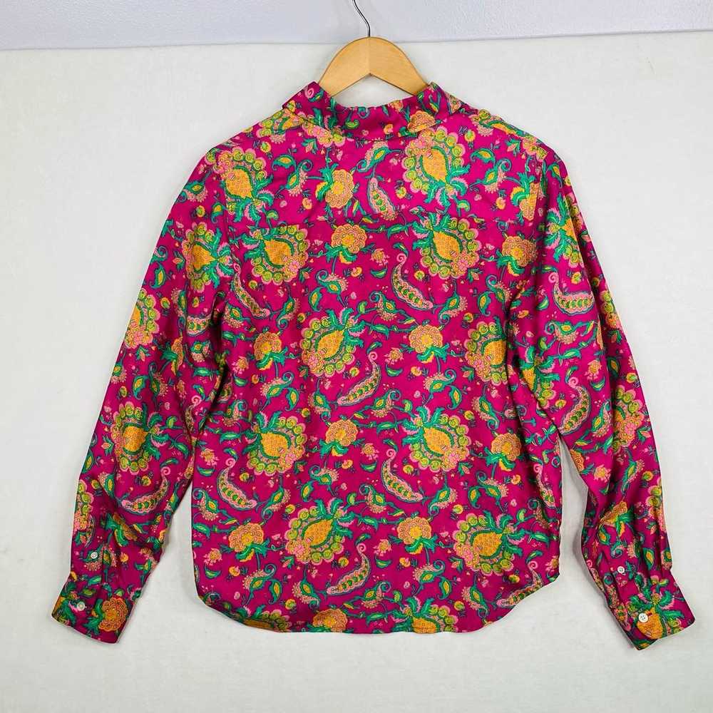 Vintage Lauren Ralph Lauren Tropical Pink Paisley… - image 3