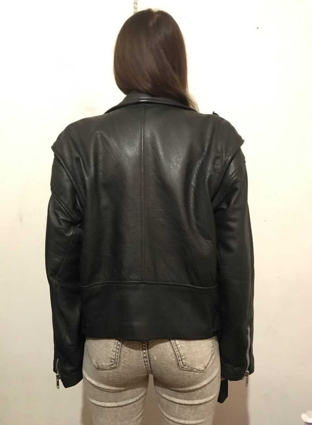 Leather Jacket × Rare × Vintage Vintage 80s Overs… - image 4