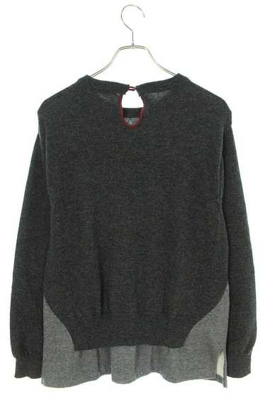 Undercover Hybrid Wool Knit Sweatshirt Sweater