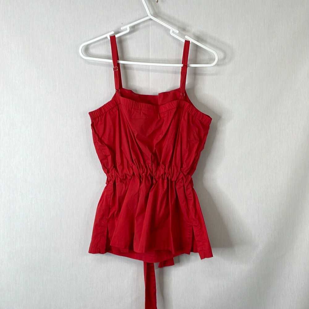 Vintage Prologue Womens Red Sleeveless Square Nec… - image 2