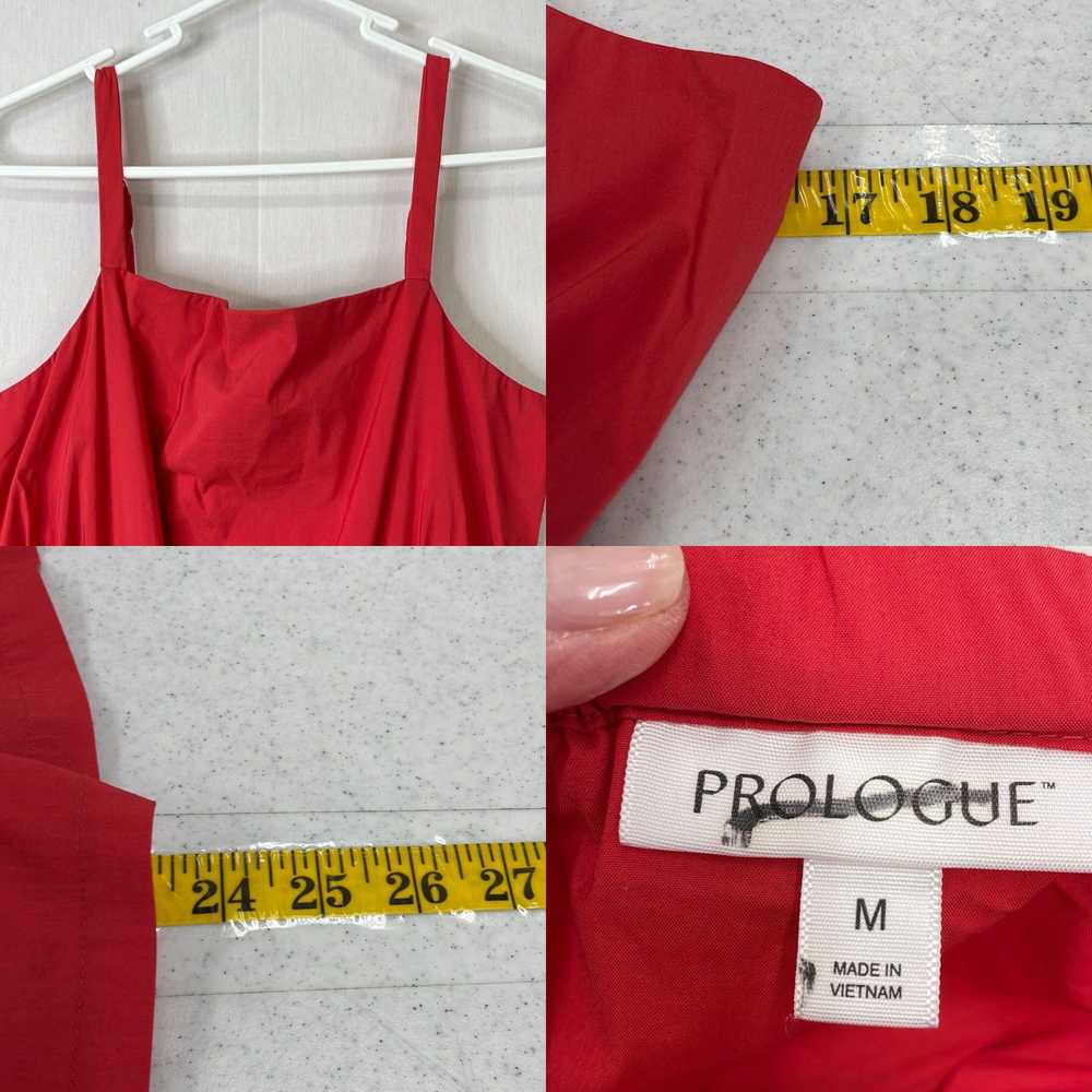Vintage Prologue Womens Red Sleeveless Square Nec… - image 4