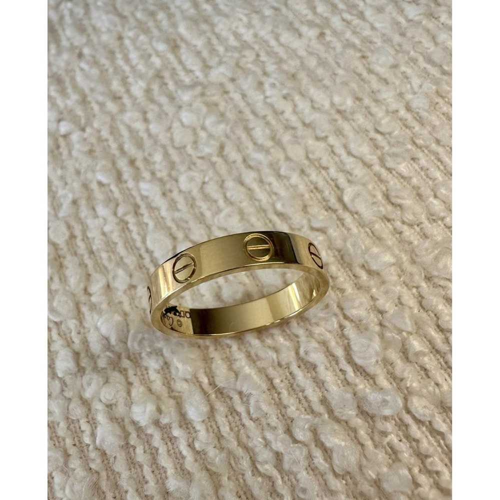 Cartier Love yellow gold ring - image 5