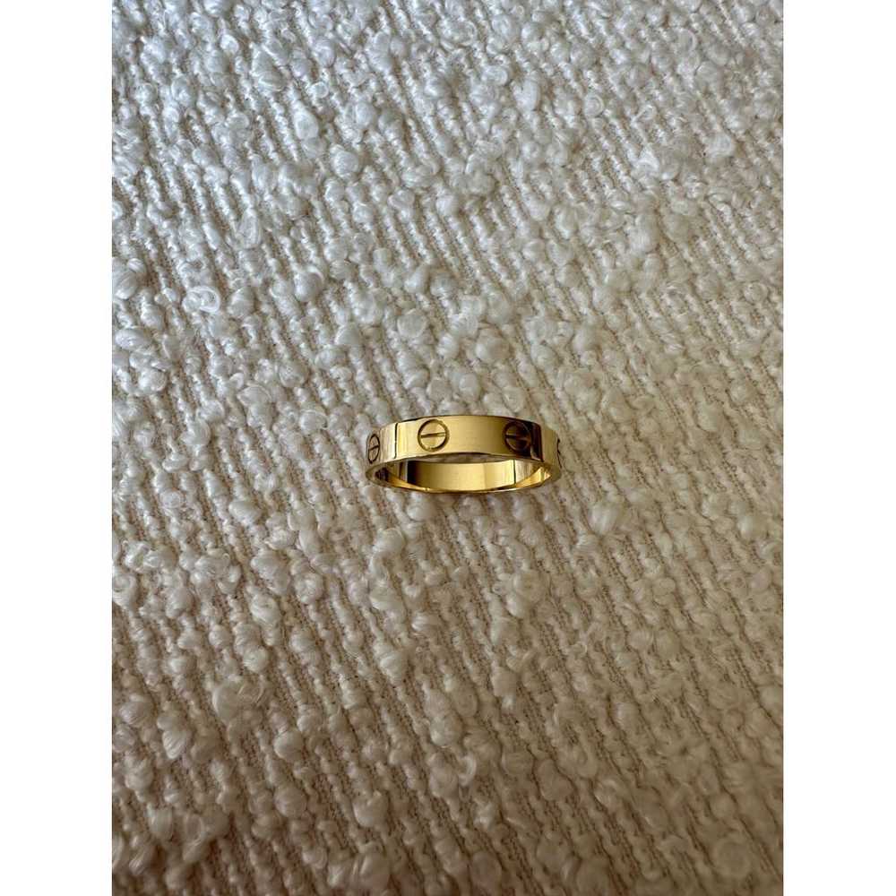Cartier Love yellow gold ring - image 7
