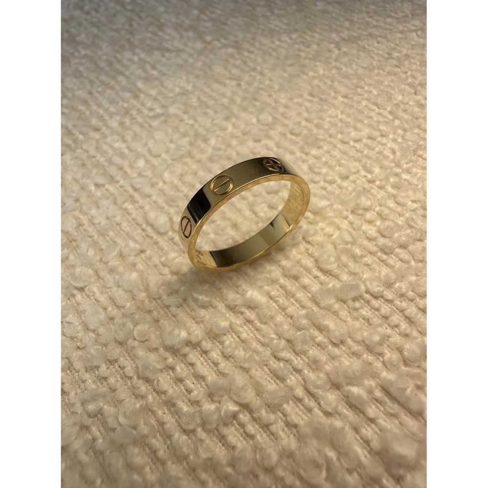 Cartier Love yellow gold ring - image 8