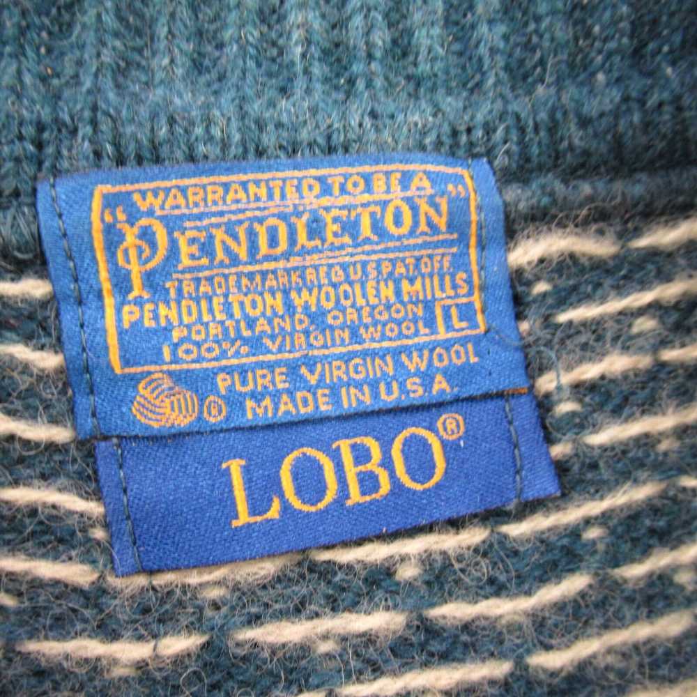 Pendleton Pendleton Sweater Mens Large Lobo Long … - image 3